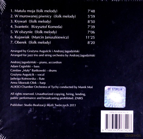Andrzej Jagodziński Trio: Muzyka Polska [CD]