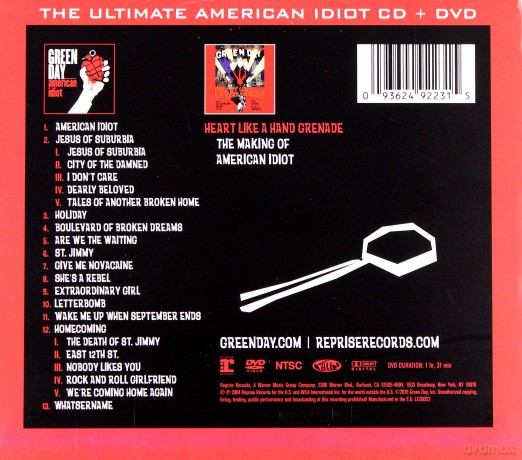 Green Day: The Ultimate American Idiot [CD]+[DVD]