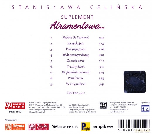 Stanisława Celińska: Atramentowa, Suplement [CD]