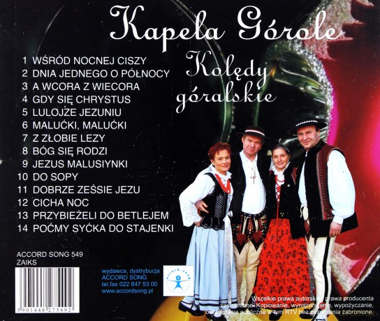 Kapela Górole: Kolędy [CD]