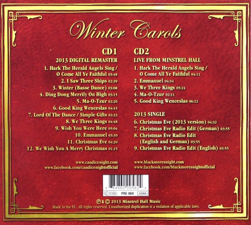 Blackmore's Night: Winter Carols [2CD]