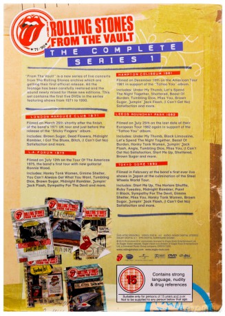 The Rolling Stones: From The Vault The Complete Series 1 [5DVD]