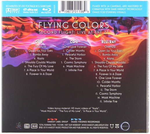 Flying Colors: Second Flight: Live At The Z7 [Blu-Ray]+[2CD]