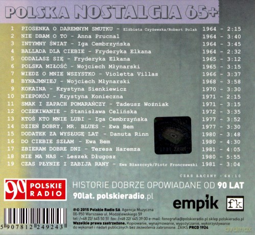 Polska Nostalgia audycja 10 [CD]