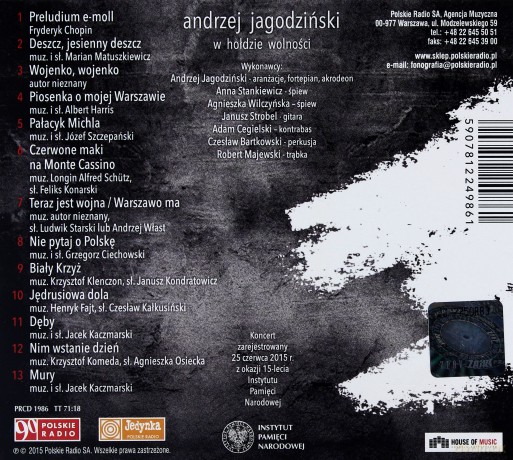 Andrzej Jagodziński - W Hołdzie Wolności [CD]