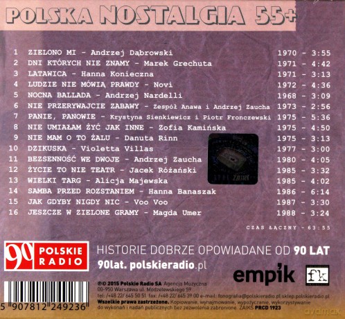 Polska Nostalgia audycja 9 [CD]