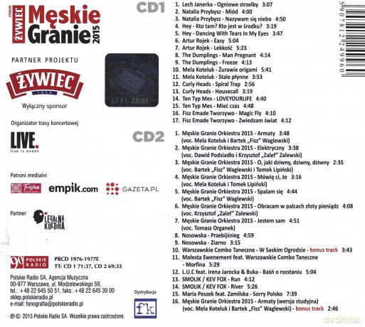 Męskie Granie 2015 edycja specjalna [2CD]