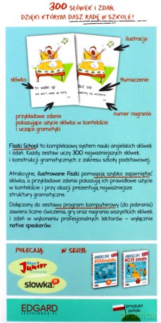 Fiszki SCHOOL Etap 1 I like strawberries (twarda) [KSIĄŻKA]