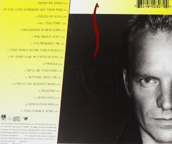 Sting: The Best Of 1984-1994 Fields Of Gold [CD]