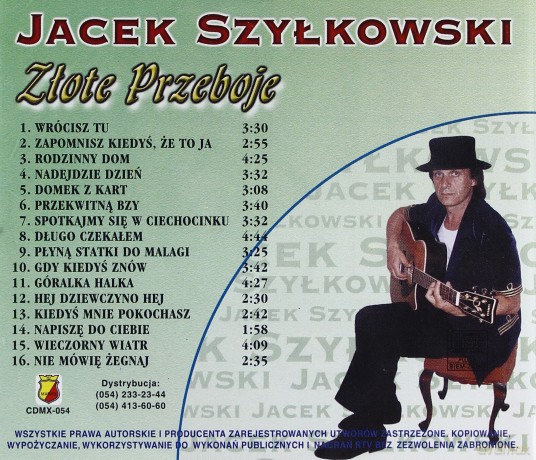 Jacek Szyłkowski: Złote Przeboje [CD]