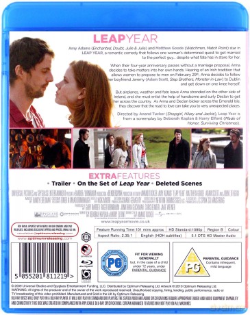 Leap Year (Oświadczyny po irlandzku) [Blu-Ray]