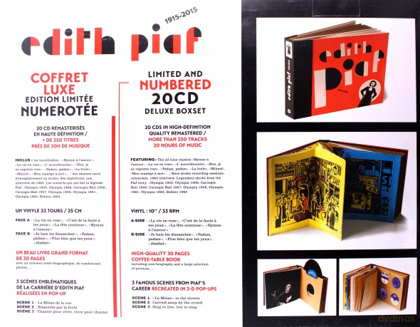 Edith Piaf: The 100th Anniversary Boxset (Limited Edition) [BOX] [21CD]