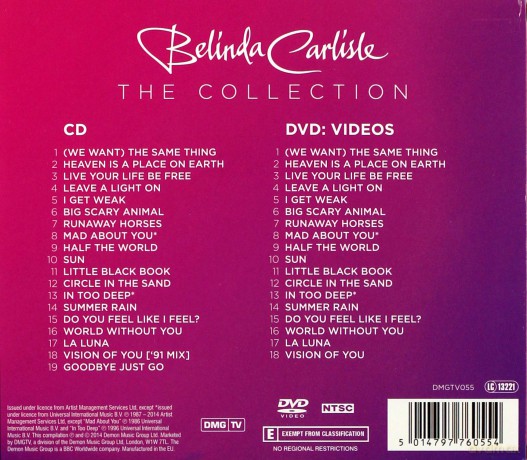 Belinda Carlisle: The Collection [CD]+[DVD]