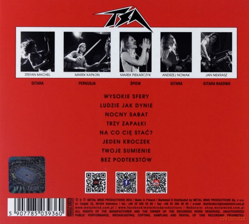 TSA: TSA (czerwona) (Remastered edycja 2015) [CD]