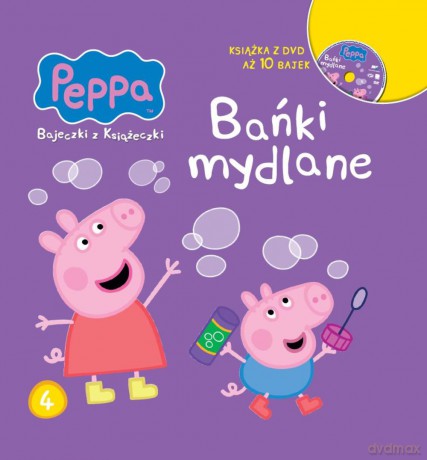 Bańki mydlane. Świnka Peppa. Bajeczki z książeczki (Tom 4) (twarda) [KSIĄŻKA]+[DVD]