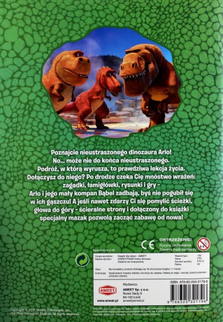 Dobry dinozaur. Zadania do zmazywania [KSIĄŻKA]
