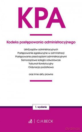 Kodeks postępowania administracyjnego [KSIĄŻKA]
