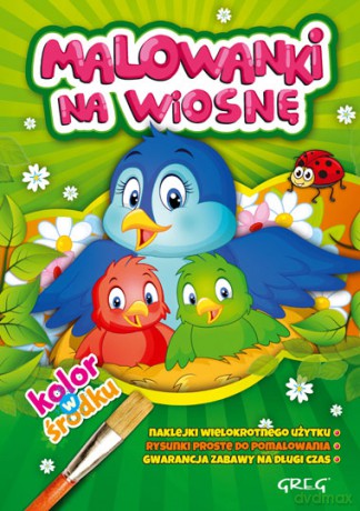 Malowanki na wiosnę [KSIĄŻKA]