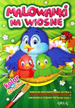 Malowanki na wiosnę [KSIĄŻKA]