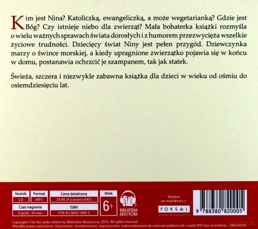 Mała Nina - Sophie Scherrer [AUDIOBOOK] [CD-MP3]