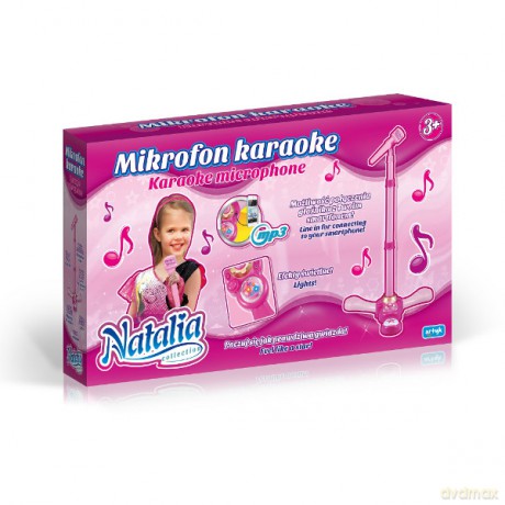 ARTYK Mikrofon karaoke na statywie