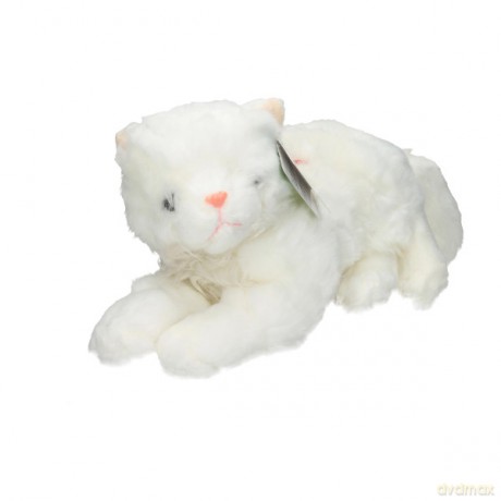 AXIOM Kot Ramzes z dźwiękiem 27 cm, biały