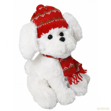 BEPPE Pies Kacper 32 cm w czapce