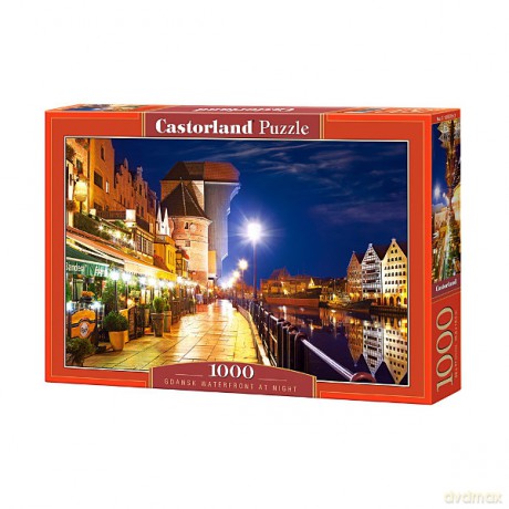 CASTOR 1000 el. Nabrzeże w Gdańsku nocą [PUZZLE]