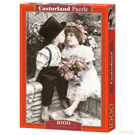 CASTOR 1000 el. Skromny pocałunek [PUZZLE]