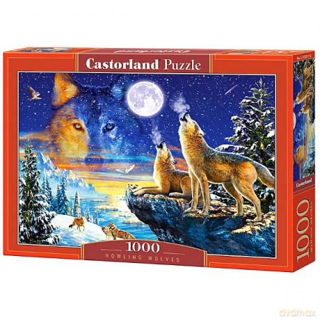 CASTOR 1000 el. Wilki wyjące do księżyca [PUZZLE]