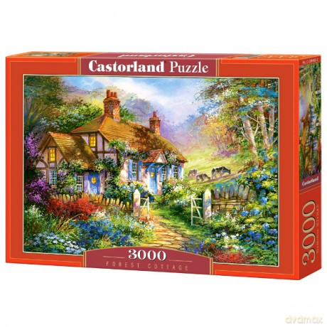 CASTOR 3000 el. Domek w lesie [PUZZLE]