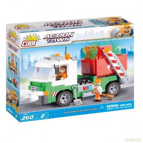 COBI Action Town Śmieciarka kontenerowa [KLOCKI]