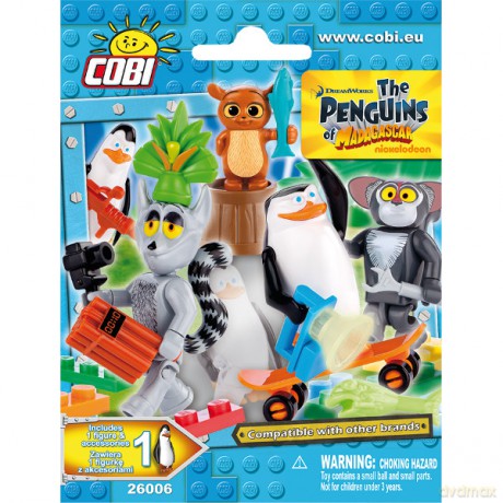 COBI Pingwiny z Madagaskaru Tajemnica [KLOCKI]