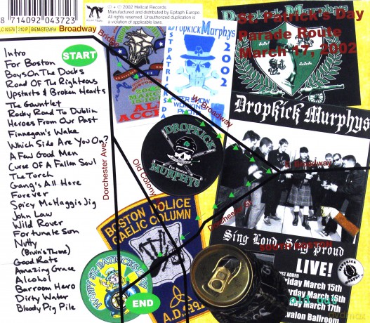 Dropkick Murphys: Live On St. Patrick's Day [CD]