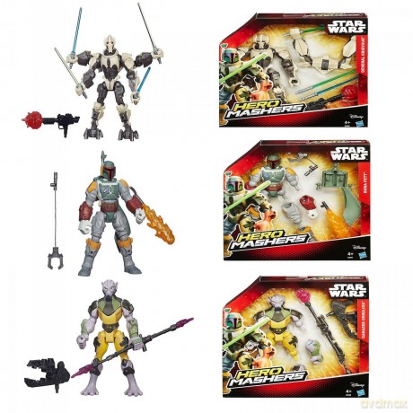 HASBRO Gwiezdne Wojny Hero Mashers figurka z bronią (Star Wars)