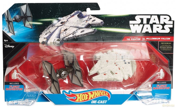 HOT WHEELS Gwiezdne Wojny Statek kosmiczny dwupak (Star Wars)