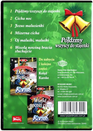Kolędy Karaoke: Pójdźmy wszyscy do stajenki [DVD]