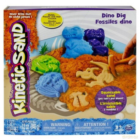 KINETIC SAND Wykopalisko dinozaurów 340 g