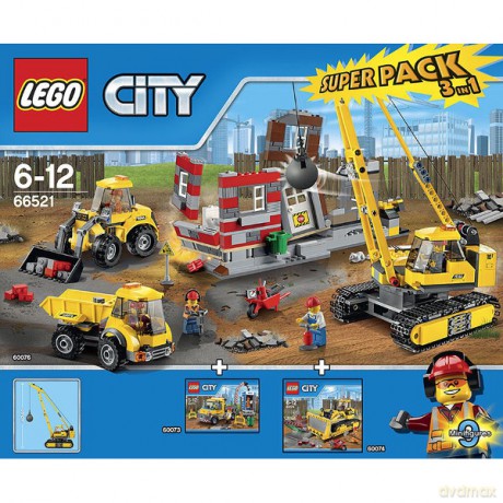 LEGO City, Superpack 3 w 1 66521 [KLOCKI]
