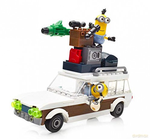 MEGA BLOKS Minionki Figurki z pojazdem