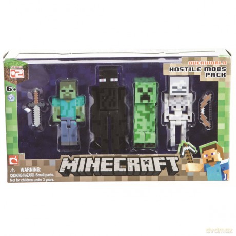 MINECRAFT Zestaw 4 figurek