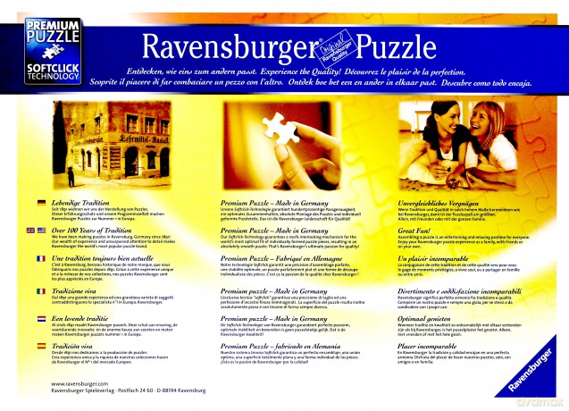 RAVENSBURGER 1000 el. Kwiaty vintage [PUZZLE]