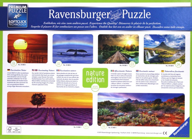 RAVENSBURGER 1000 el. Mistyczne niebo [PUZZLE]