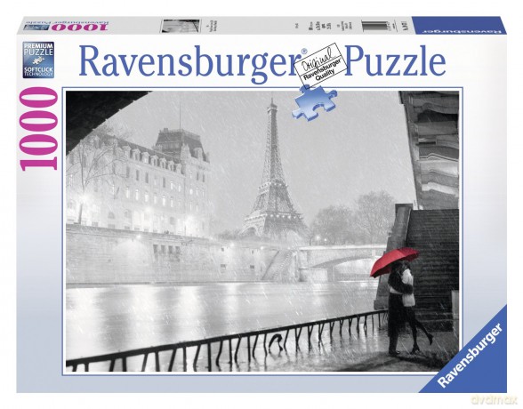 RAVENSBURGER 1000 el. Paryż nocą [PUZZLE]