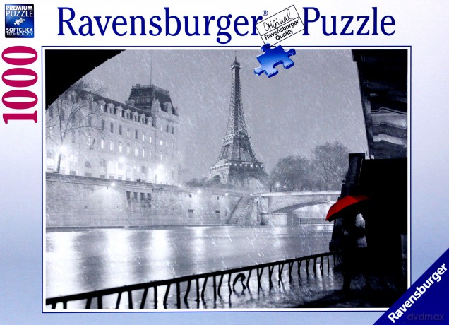 RAVENSBURGER 1000 el. Paryż nocą [PUZZLE]