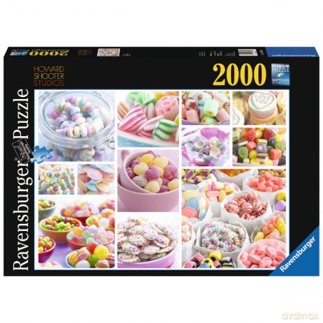 RAVENSBURGER 2000 el. Kolaż słodkości [PUZZLE]
