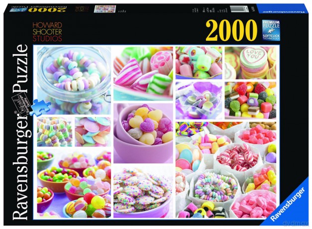 RAVENSBURGER 2000 el. Kolaż słodkości [PUZZLE]