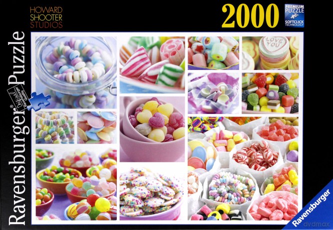 RAVENSBURGER 2000 el. Kolaż słodkości [PUZZLE]