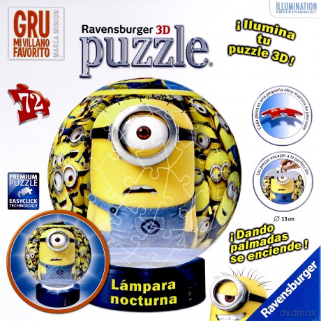 RAVENSBURGER 72 el. Kuliste Minionki lampka [PUZZLE]
