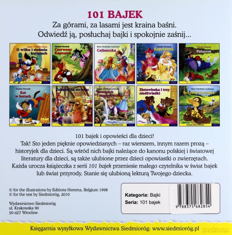 101 bajek - Zwierzęta,moi przyjaciele [KSIĄŻKA]